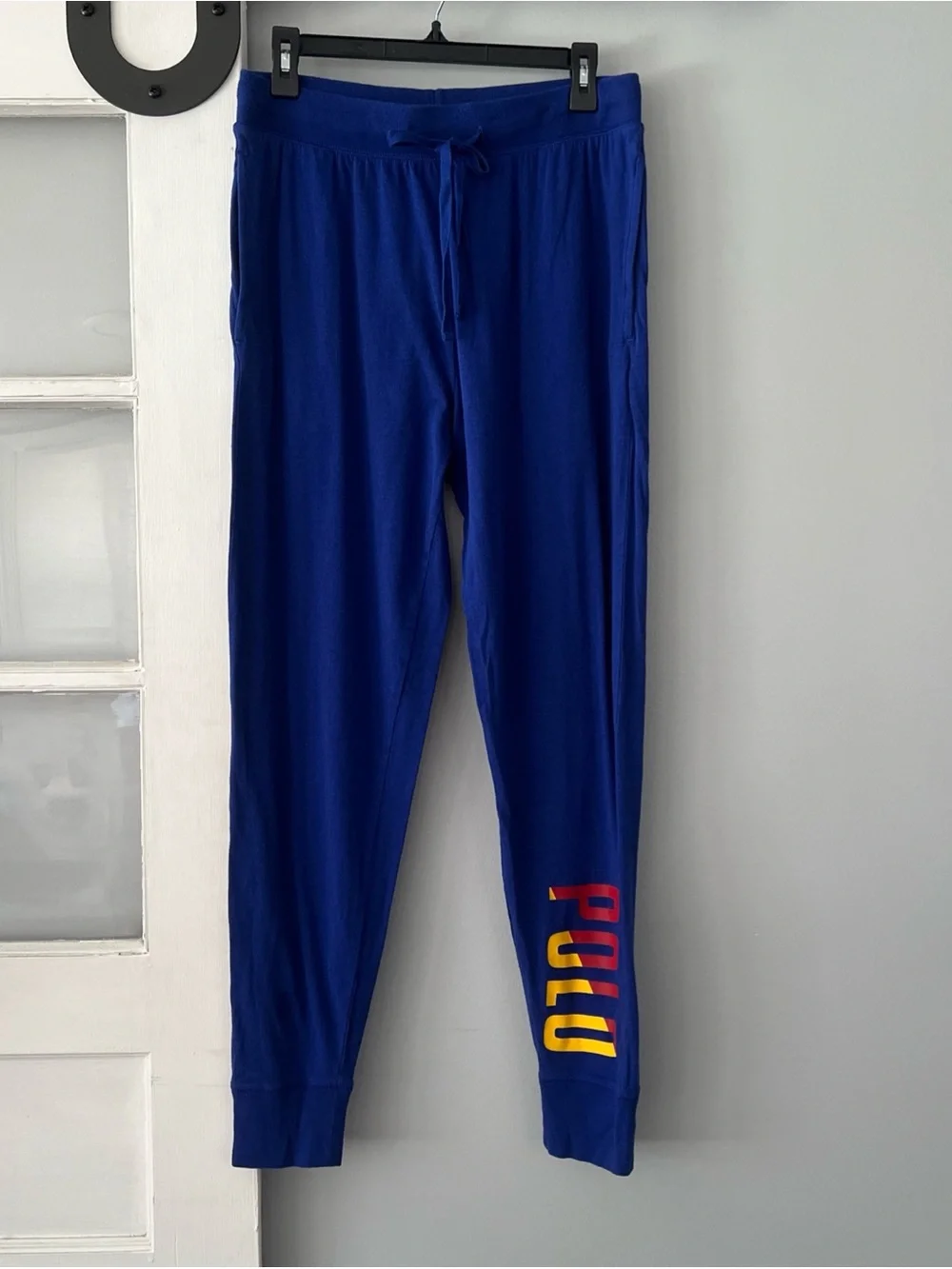 Polo Ralph Lauren Men’s Medium Logo Pajama Pants Royal Blue Lightweight